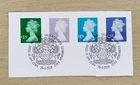 GB QEII Stamps. 2018 Machin's Issue (20-Mar 2018). Set ex FDC. On paper