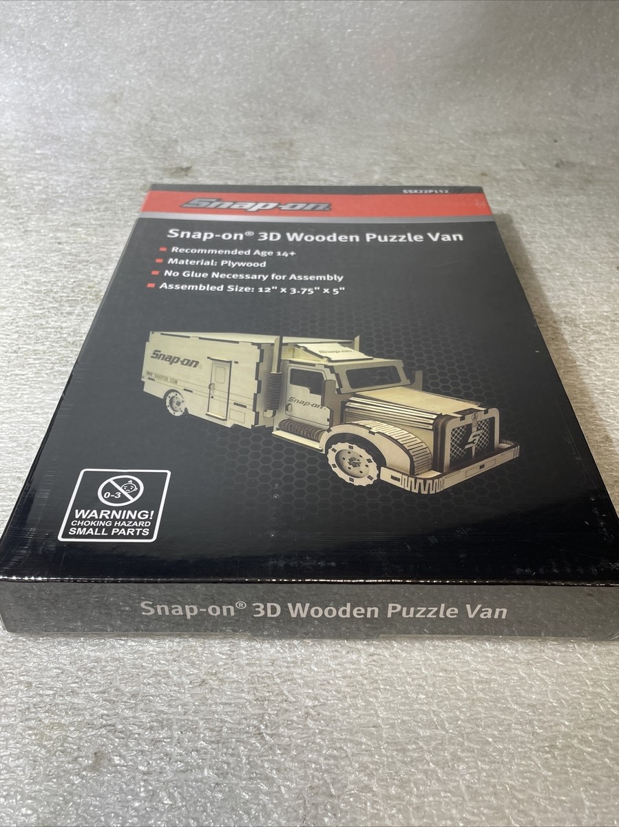 【限定品】Snap-on 3D Wooden Puzzle Van NEW Snap-On 3D Wooden Van/ Truck Puzzle SSX22p152. Holiday