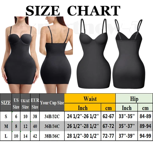 Damen Ganzkörper Slip Nahtlos Schlankmacher Bauch Kontrolle Slip Unterkleid Pulsgröße - Bild 26 von 38