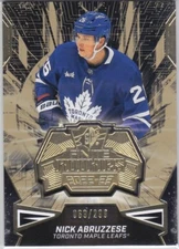 2022/23 SPX..NICK ABRUZZESE..FINITE ROOKIES..GOLD../299..CARD # F-39.MAPLE LEAFS