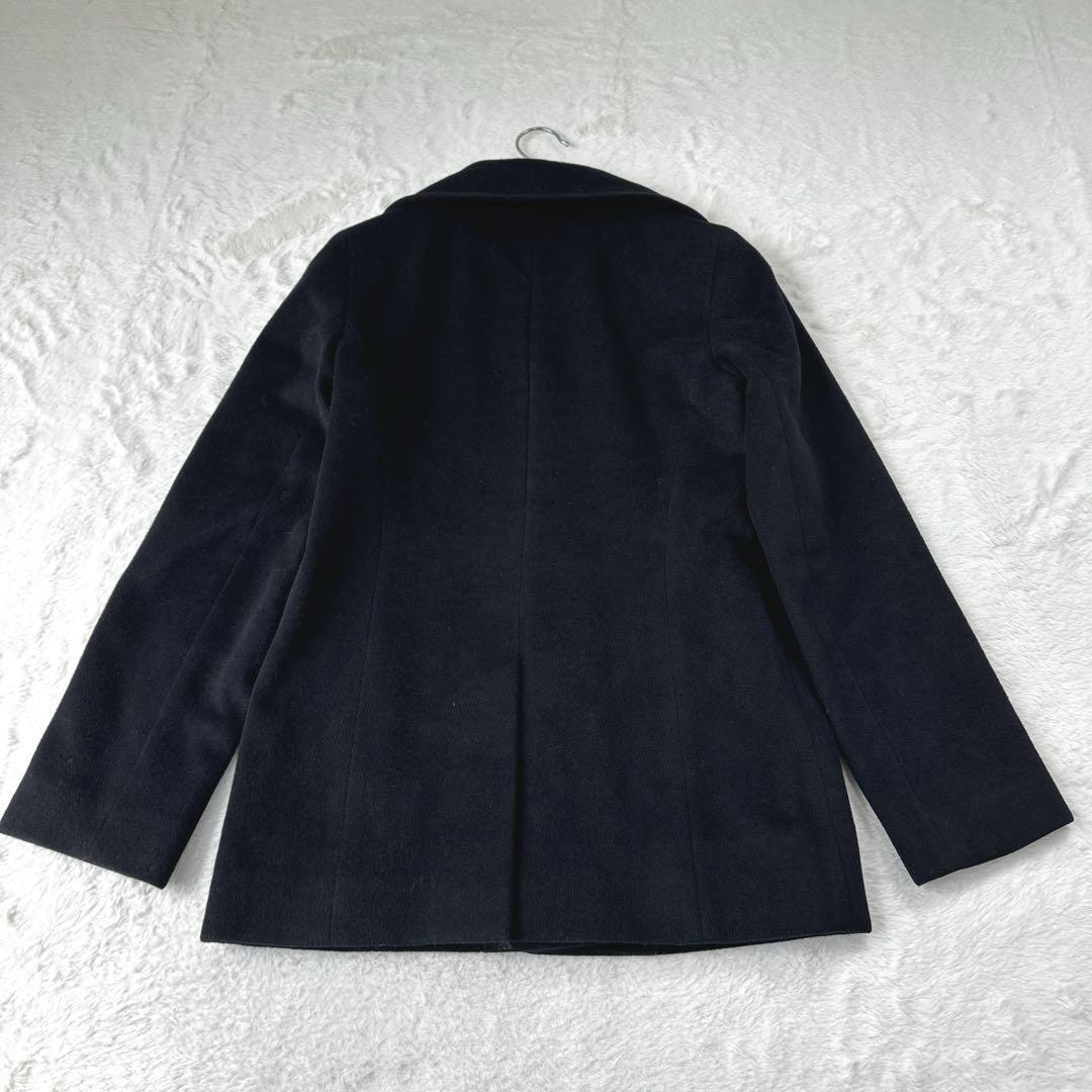 Burberry London Short Coat Black With Nova Check Pattern Size 38 For Women thumbnail 14