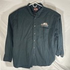 Harley Davidson Racing Performance Parts Button Up Shirt Screamin Eagle Size 2XL
