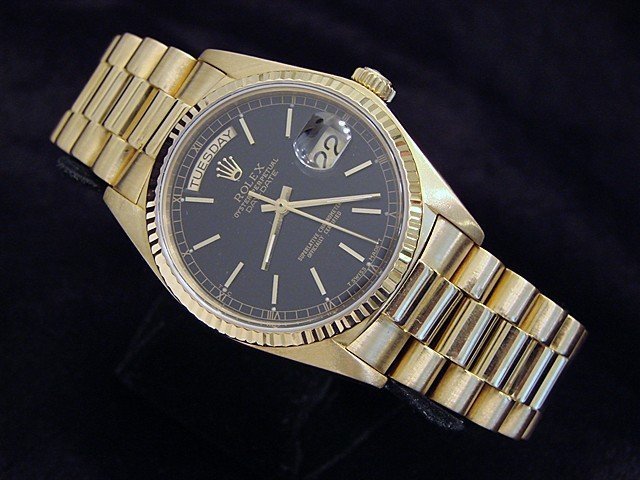 Rolex Day-Date (President) Men's Black 