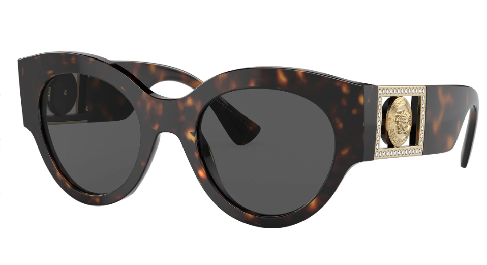 Versace VE4438B 108/87 Dark Havana/Dark Grey Round 52mm 
