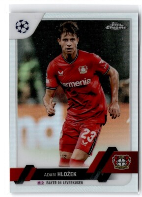 2023 Topps Chrome Club Competitions Refractor Adam Hlozek Bayer 04 Leverkusen