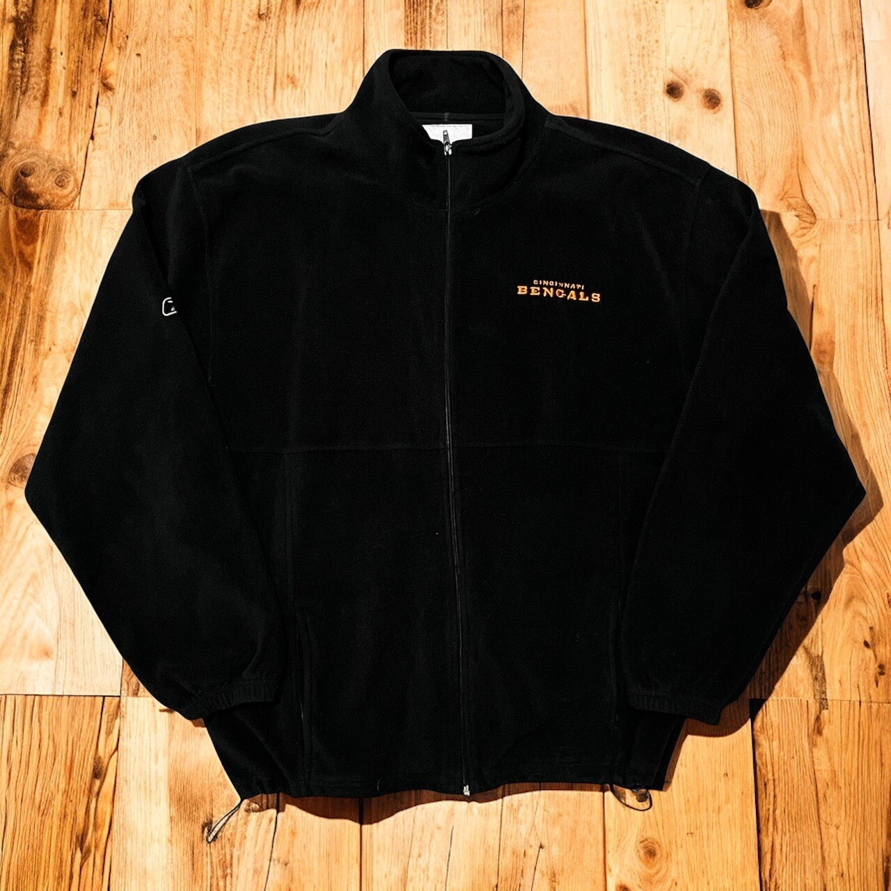 Vintage 90’s Y2K Cincinnati Bengals NFL Fleece Reebok Zip Up Jacket Size XXL