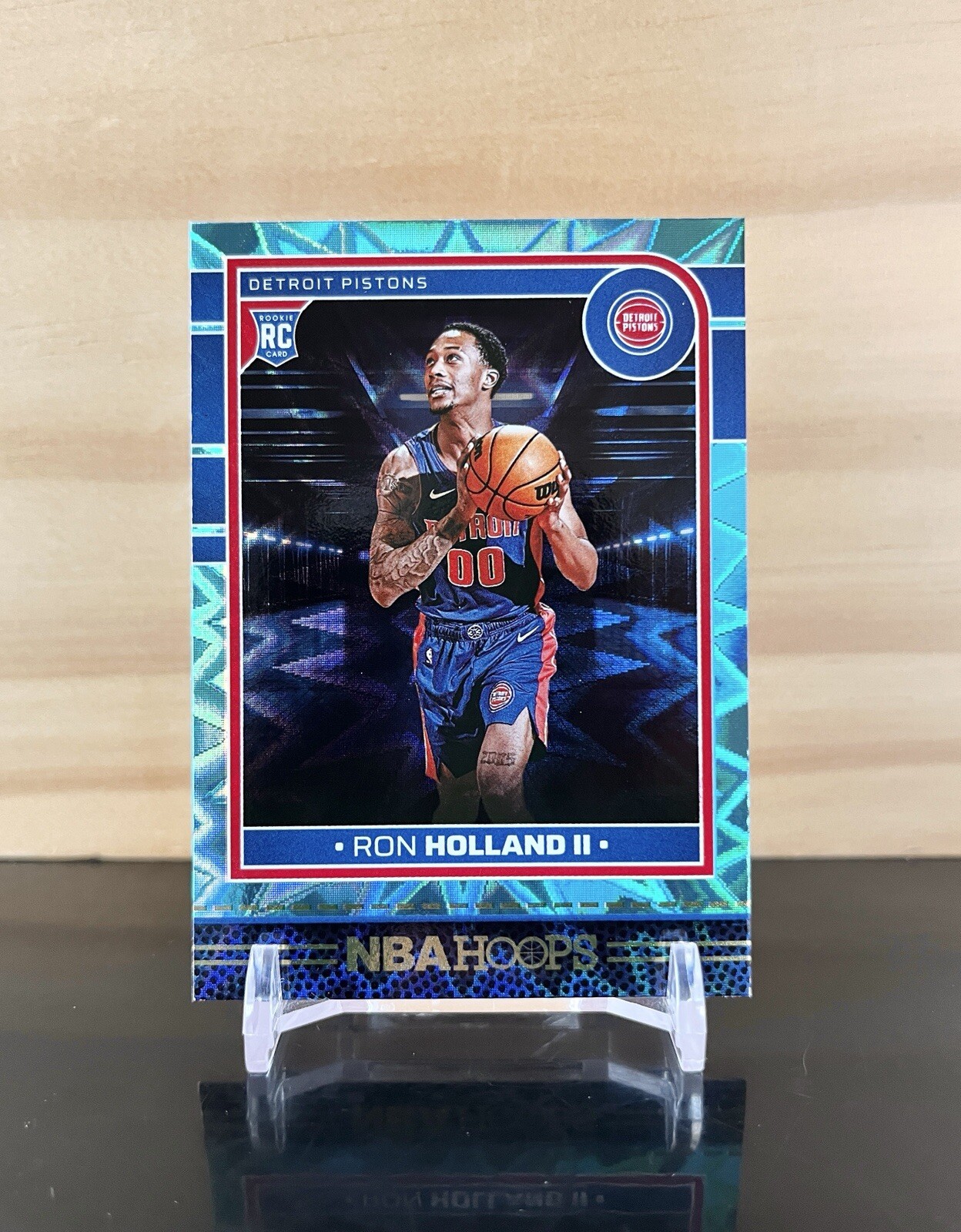 2024 NBA Hoops Ron Holland ll #235 Teal Explosion (RC)