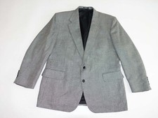Stafford Men's Sport Coat Size 44 Regular Gray 2 Button Blazer Jacket 44R
