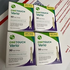 120ct One Touch  Verio Test Strips exp -11/26