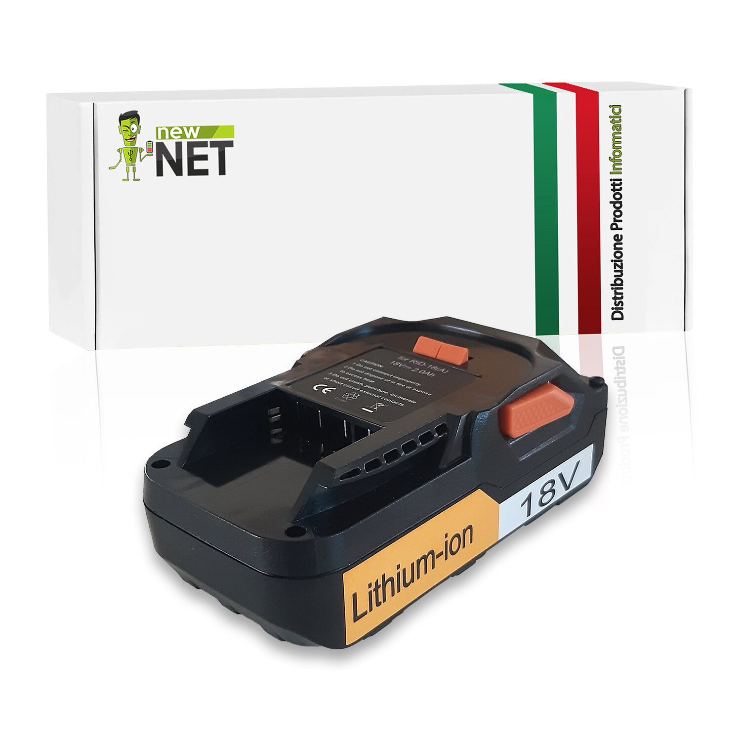 Batteria Nuova per AEG 18V 2Ah Compatibile BMS 18C BPL 18 BR 18C