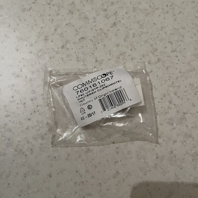 Commscope LF80 760161067 Verschlussclips weiß neu versiegelt