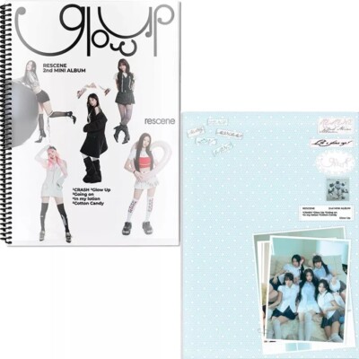 RESCENE [GLOW UP] 2nd Mini Album CD+Poster+Foto Buch+Ornament+4 Karte+etc SEALED