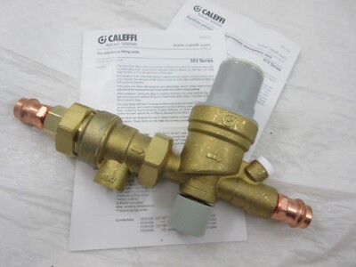 CALEFFI 573006A AUTOFILL BACKFLOW COMBO 1/2'' PRESS INLET & OUTLET