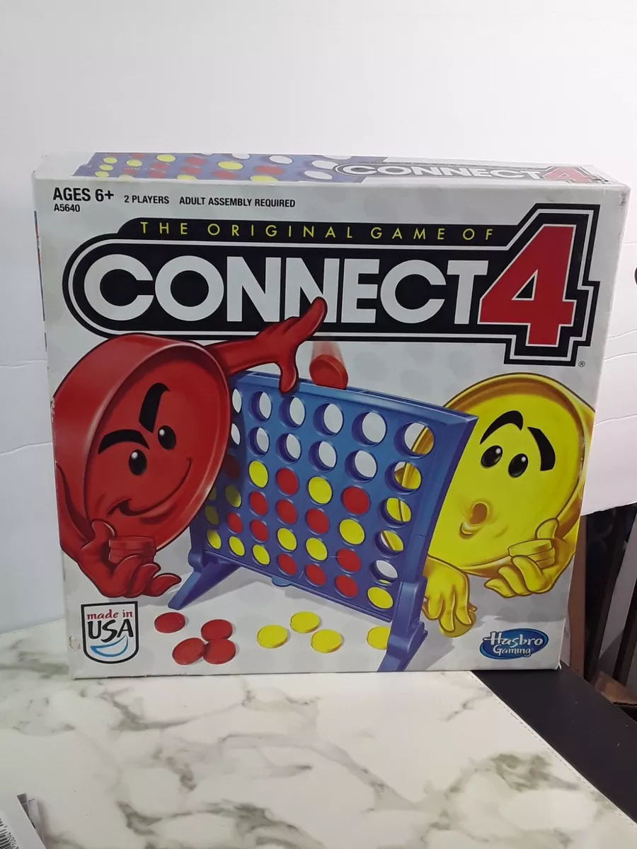 CONNECT 4 The Original Game Hasbro Games Age 6+, 2 Players, Year 2013