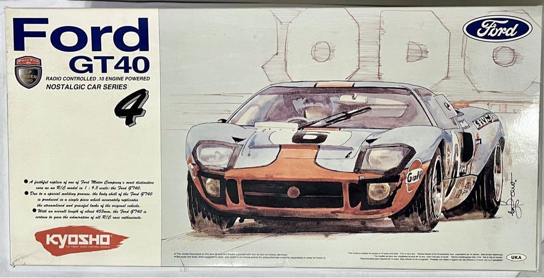 KYOSHO Nostalgic Car Series Ford GT40 1/10 Radio Control Car KYOSHO Nostalgic Car Series Ford GT40 1/10 Radio Control Car
