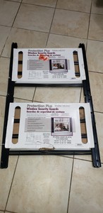 (2)  Pp-Spag 4-Bar Window Guard in Black