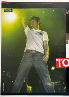 MATT DAVIES - 2005 full page UK magazine poster FUNERAL FOR A FRIEND