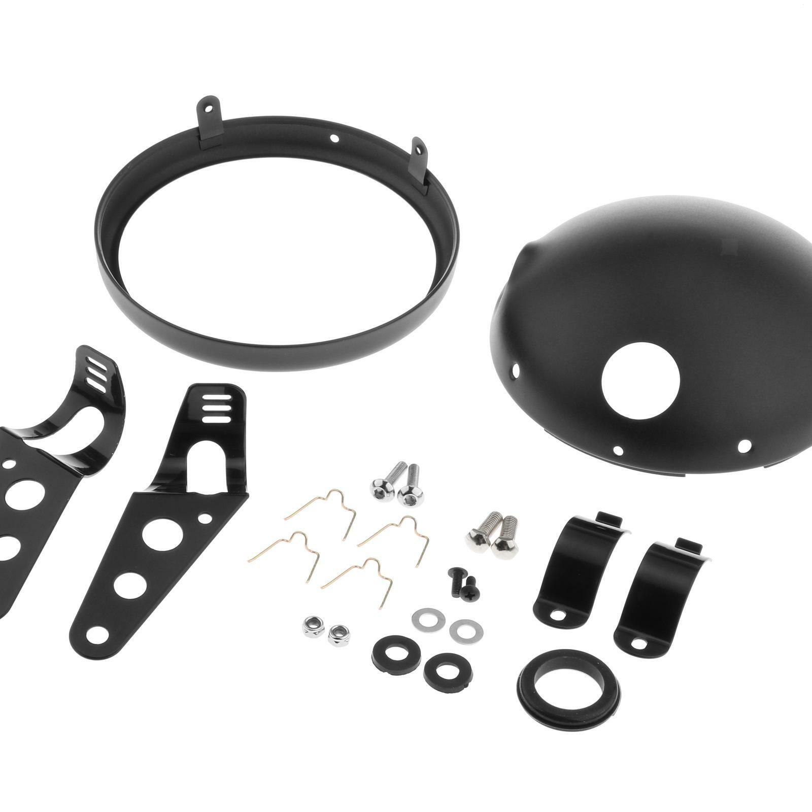 7-Zoll Motorrad-Scheinwerfergehäuse - Universal Halterung Für 38-51mm Gabelrohre