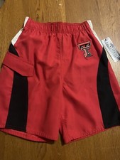 TEXAS TECH AKA Patrick Mahomes Alma Mater Boys PRO EDGE Swim Trunks 8-10 NWT