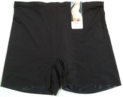 NWT CUPID FINE SHAPEWEAR LIGHT CONTROL BLACK MID-THIGH SHORTS 2836