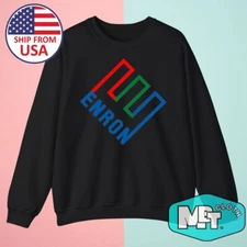 Enron Company Men's Black Size S-3XL