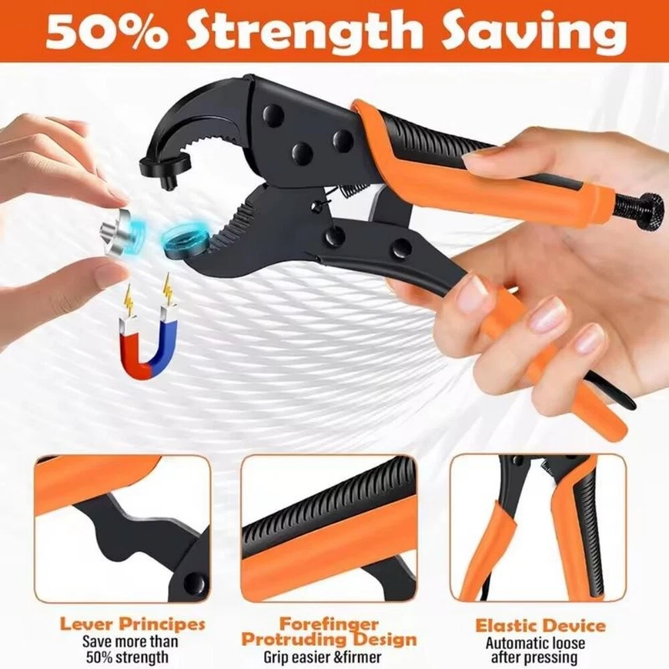 305PCS Snap Fastener Tool Kit Boat Cover Button Metal Snaps Canvas Sewing Tarps - Image 3 of 4