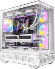C7 ARGB White, RTX 40 GPU Support, 4 X 120Mm ARGB PWM Fans Included, Vertical Co