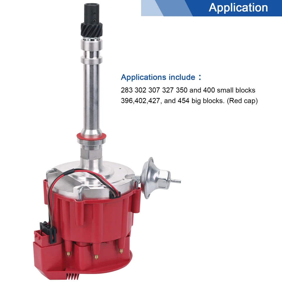 HEI Distributor for Chevrolet Chevy Small Block 283 302 307 327 350 400 1035001 Foto 2 de 4