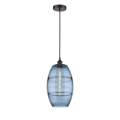 Innovations 616-1P Vaz 1Lt 10'' Cord Mini Pendant, BZ/BL - 616-1P-OB-G557-10BL