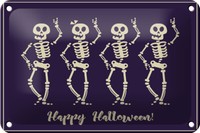 Blechschild Halloween 18X12Cm Happy Halloween Fest Dekoration