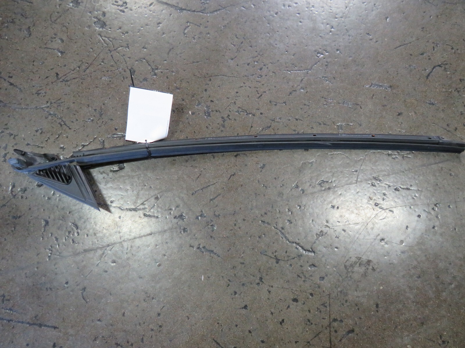 Ferrari Portofino, RH, Outer Glass Scraper Molding, Used, P/N 89107900