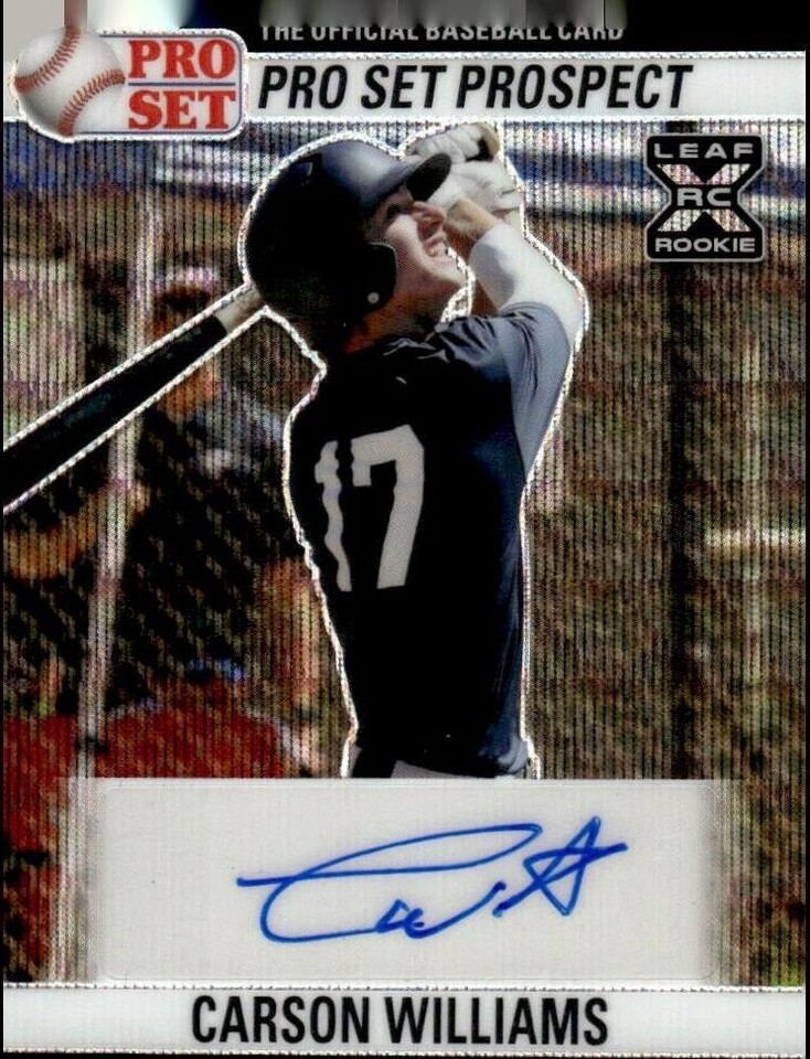 2021 Leaf Pro Set Metal - Carson Williams #PS0-CW1 - 1 of 1