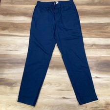 Everlane Chino Pants Men M x 30 Minimalist Cotton Stretch Slim Tapered Navy Blue