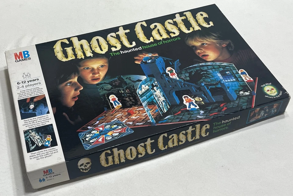 GHOST CASTLE : Haunted House Of Horrors - 1985 Vintage Game By MB - Complete Vgc - Image 3 of 4
