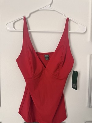 Wild Fable Red Casual Stretch Fabric Top