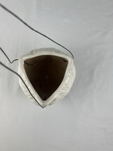 RARE VTG White Cat Face Head 3 Sided Hanging Planter Retro Kitsch EUC - Picture 7 of 9