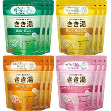 12 pieces total 3 of each Kiki-Yu Medicated Bath Salts 360g 4-Variety Set Jp