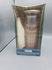 DIXIE KITCHEN WALL-MOUNT DISPENSER CUPS - UNUSED IN ORIGINAL PACKAGE - ca 1988
