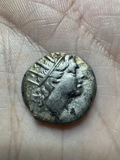 Caria, Rhodes Silver Plinthophoric Drachm 88-84 BC, Gold Toning!