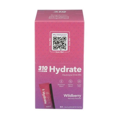 Hydrate Wildberry 2.7 Oz  by 310 Nutrition
