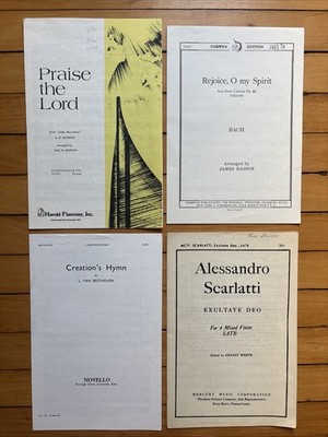 Festival & Praise Choral Octavos SATB (Handel, Scarlatti, Bach, Beethoven)