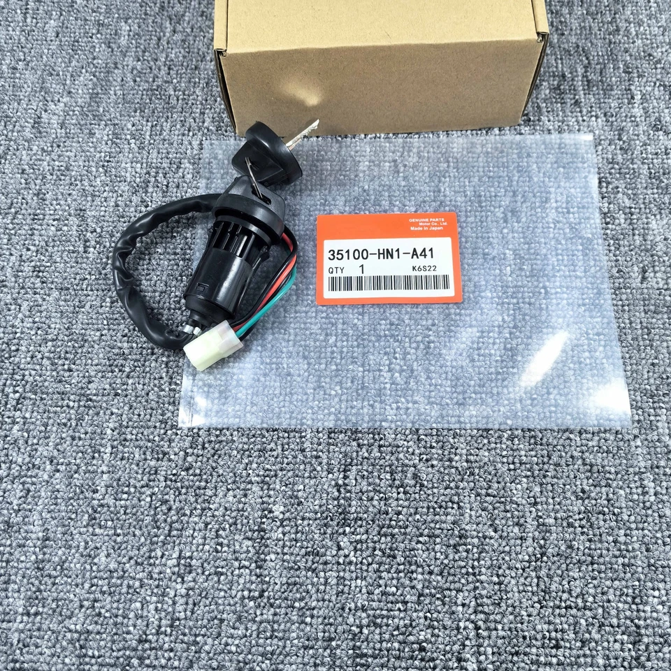 OEM Main Ignition Key Switch For Honda 2005-2014 TRX400EX TRX400X 400EX E0067  - Image 2 of 2