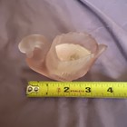Vintage Pink Frosted Glass Swan Votive Holder Emson Designer Collection -1986 — photo 5