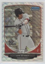 2013 Bowman Draft Picks Chrome Silver Wave Refractor 6/25 Jonathan Denney 1u6