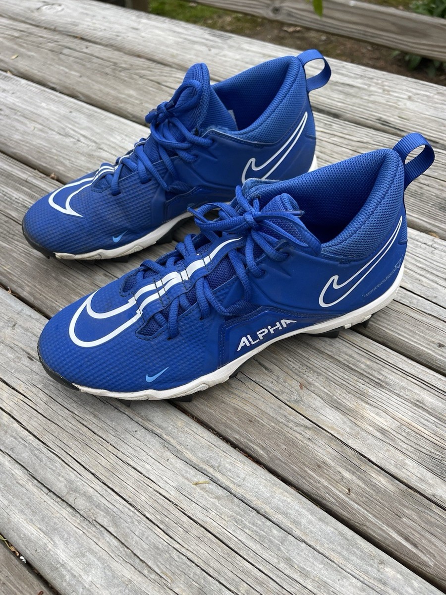 Nike Men’s Alpha Menace 3 Shark Football Cleats Blue Size 12 M Nike Alpha Menace 3 Shark Football Cleats Men main image 3