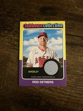 2024 Topps Heritage Baseball Reid Detmers Clubhouse Collection Relic