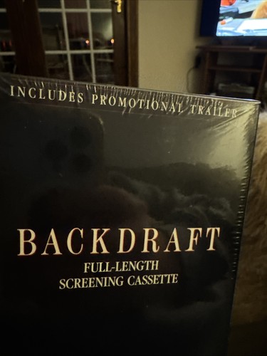 Backdraft VHS Demo Promo Screener Tested Kurt Russell - Imagen 9 de 14