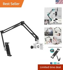 Universal Mobile Phone/Tablet Mount - Hands-Free 360° Gooseneck Clamp