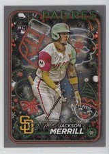 2024 Topps Holiday Silver Glitter Jackson Merrill #H160 11gl