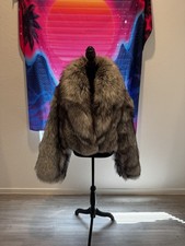 New Silver Fox Fur Jacket